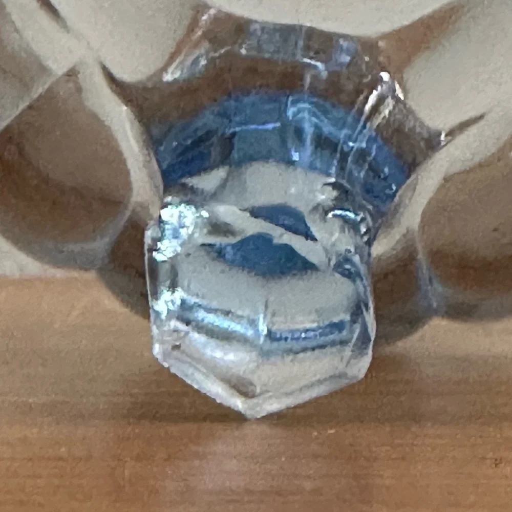 Imperial Glass - Ohio - Blue Pillar Flute Cream & Sugar - Picture 8 of 8